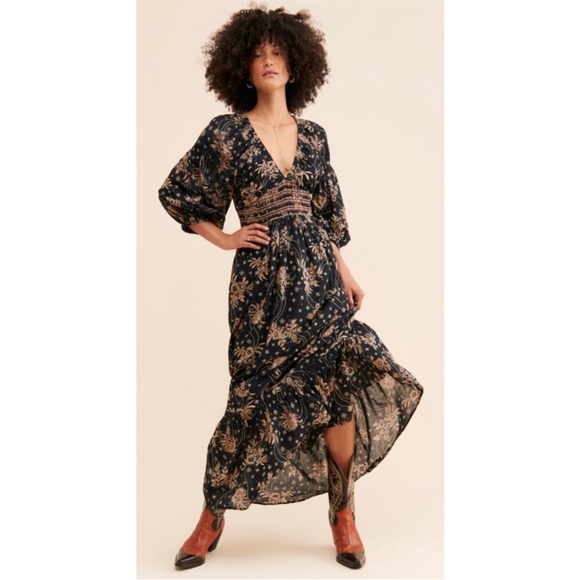 Free People Golden Hour Maxi Dress - Picture 1 of 7